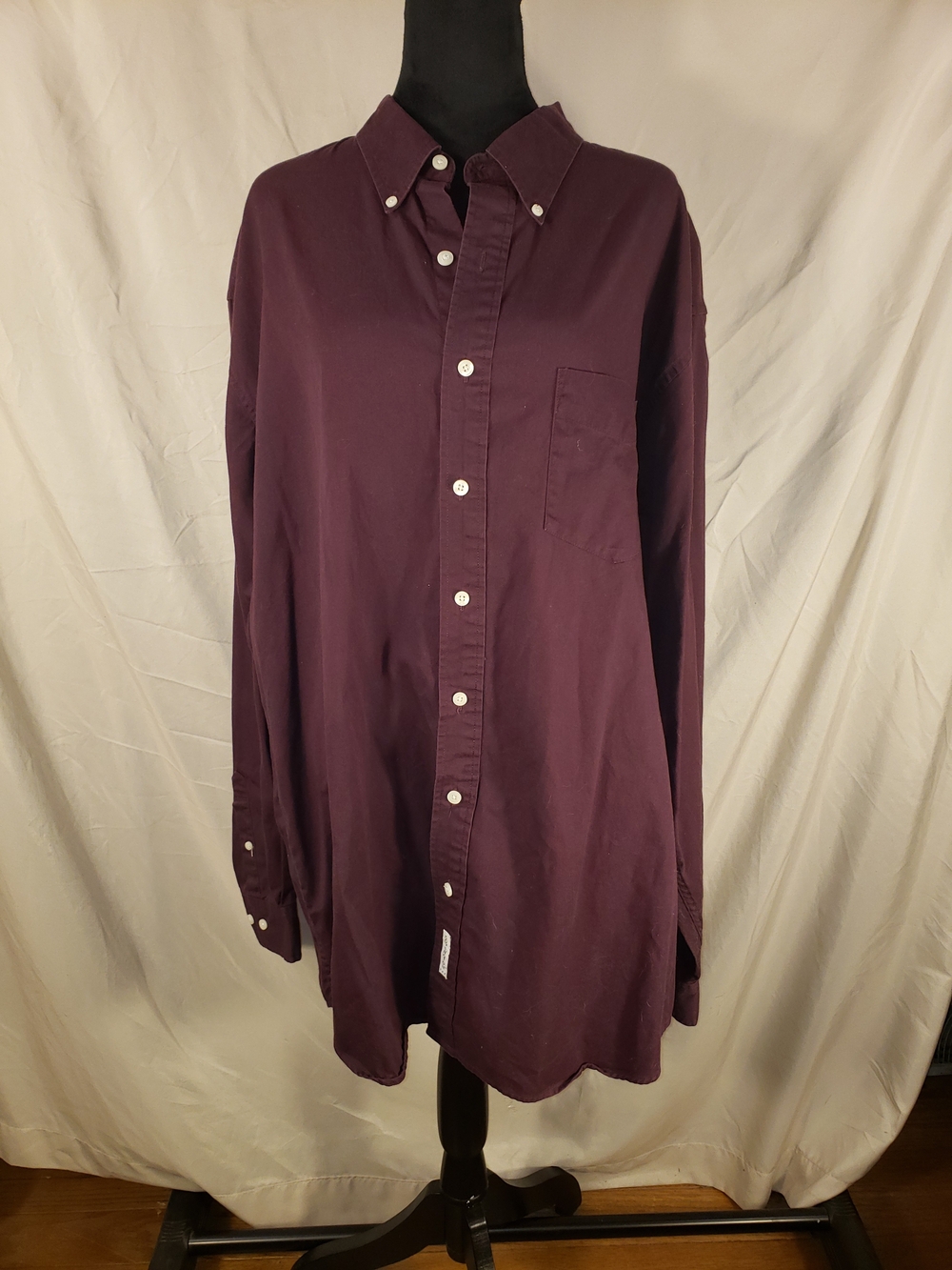 Covington Button-Down Shirt in Plum